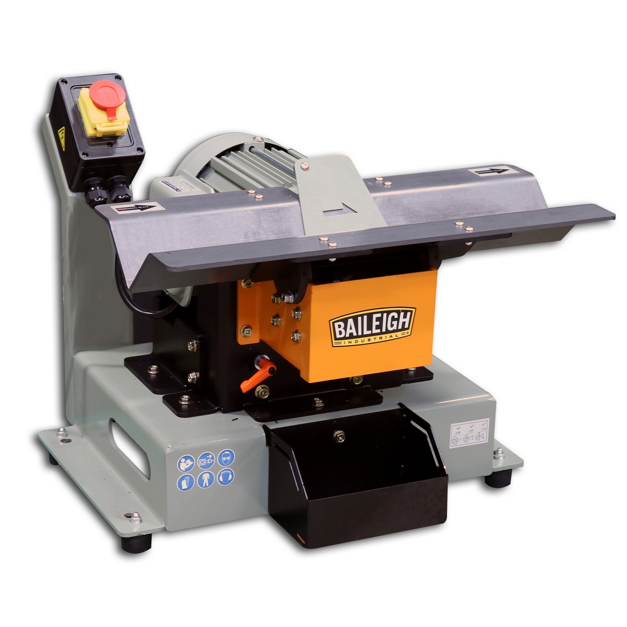 Baileigh, Chamfering Machine, Belt Length 10 in, Belt Width 10 in, Model# CM-6-1.0